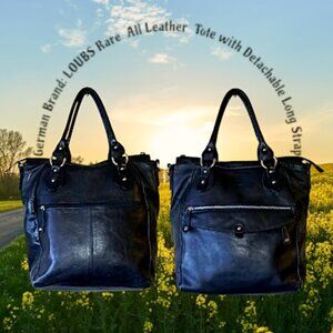 LOUBS Leather RARE Moto Bag